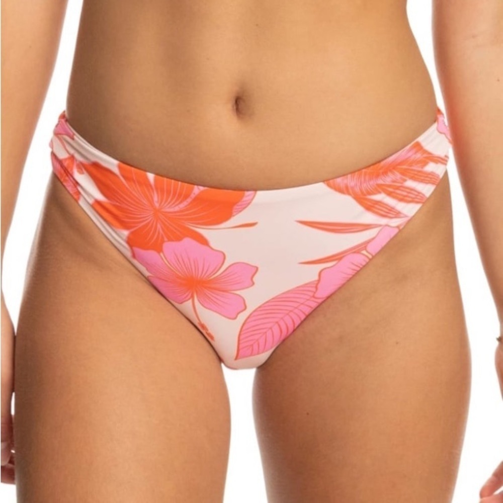Roxy Women's Beach Classics Hipster Bikini Bottom NWT size L
